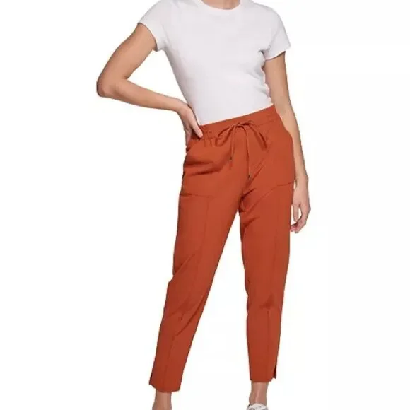 Calvin Klein Ankle Length Drawstring Pants SZ M - Picture 3 of 5